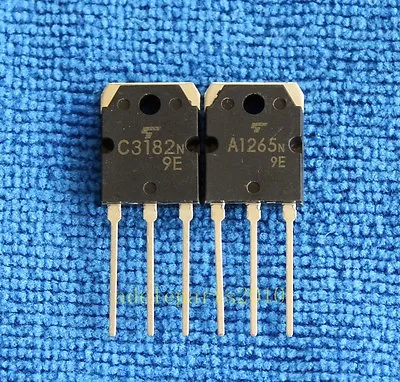 5pcs 2SA1265N + 5pcs 2SC3182N A1265N/C3182N Transistor TO-3P • $6.63