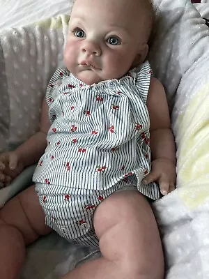 20” Vinyl Hand Painted Reborn Baby Doll Grant Sculpt By Michelle Fagan • $125