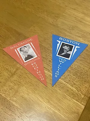 Ted Williams And Brooks Robinson Mini Pennant Lot - HOF LEGENDS • $0.99