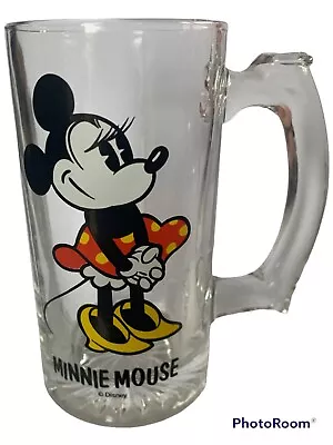 Minnie Mouse Glass Mug - Walt Disney Productions • $17.95