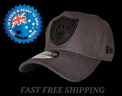 Oakland Las Vegas Raiders Nfl New Era 9forty Grey Snapback Cap Hat La Ny Nba  • $36.95
