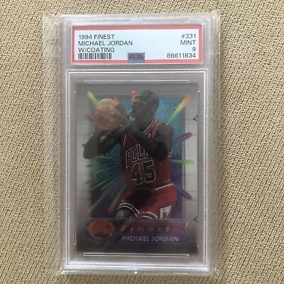 Michael Jordan 1994 Finest With Coating Psa 9 #331.  • $140