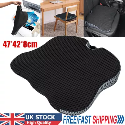 Universal Memory Foam Car Seat Cushion Driver Breathable Wedge Thicken Pad Mat • £16.95