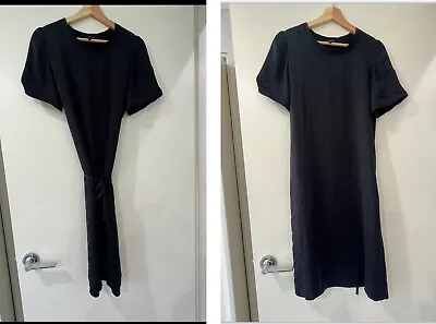 Isabel Marant Classy Black Pencil Tie Dress Size 0 • $155