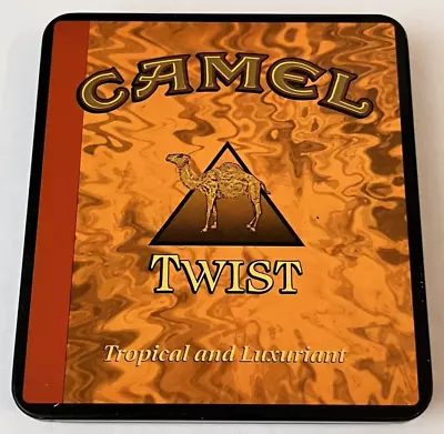 Vintage Camel Cigarette Tin Twist Tropical And Luxuriant Limited Special Blend • $9.99