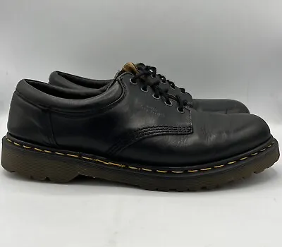 Vintage Dr. Doc Martens Black Oxford Shoes Made In England Men's Size 11 8053/59 • $59.99