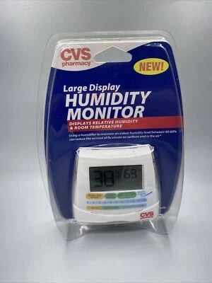 $9 • Buy Humidity Monitor Large Display Humidity & Room Temperature