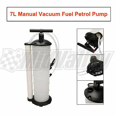 $46.38 • Buy 7.0 Liter Oil Changer Vacuum Fluid Extractor Manual Hand Operated Transfer Tank