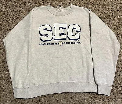 Vintage 90’s SEC Southeastern Conference Sweatshirt College Football Pullover Sm • $21.50