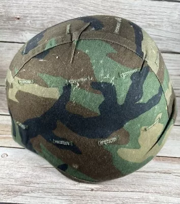 US Army PASGT Made With Kevlar Military Ballistic Helmet GENTEX Size Medium • $97.99