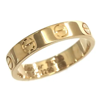 £544.53 • Buy Cartier Mini Love Ring 18K Yellow Gold 750 Size50 5.25(US) 90187498