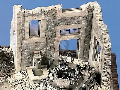 Verlinden 1/35 Normandy Farm Building Ruin Section WWII [Plaster + Resin] 189 • $94.57