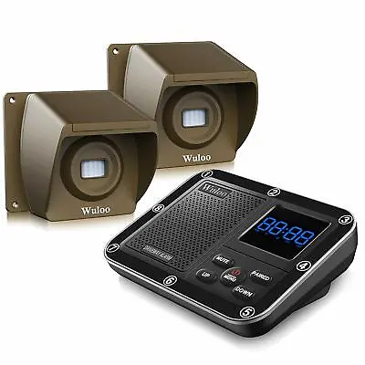 Wuloo Wireless Driveway Alarms System 1800Ft Range Motion Sensors Detector Alert • $79.19