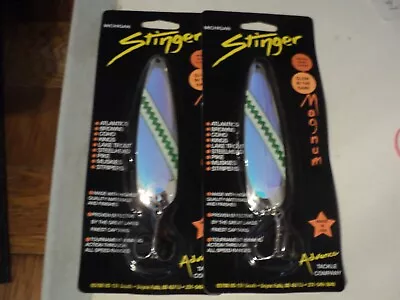 2 - Michigan Stinger Magnum Spoons (uv Pk Special) Nip • $20