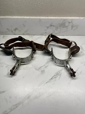 Vintage Kelly Bros 230 Cowboy Spurs Bull Bronc Rodeo Read ⬇️ • $120