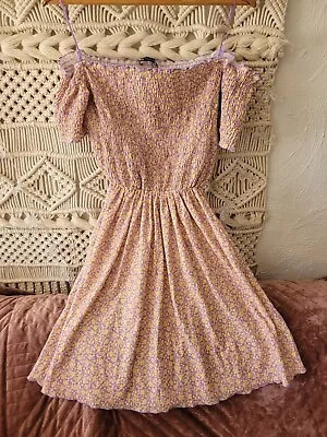 Zara Womens Shirred Sun Dress • $25