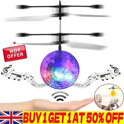 Toys For Boys Flying Ball LED 3 4 5 6 7 8 9 10 11 Year Old Kids Birthday Gifts✨ • £8.27