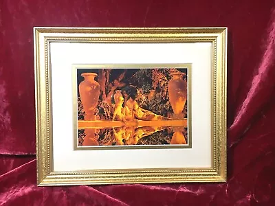 Maxfield Parrish Framed Matted Art Print Garden Of Allah Pool Art Nouveau  • $29.95