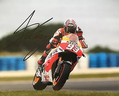 Marc Marquez Signed Moto GP 10x8 Photo Image G UACC Registered Dealer • $111.97