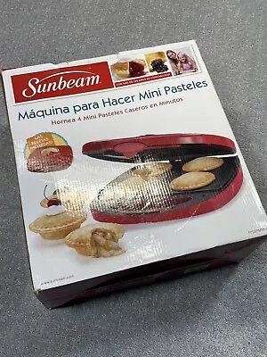 New Sunbeam Whoopie Pie Maker Bakes 4 Mini Pies NIB Open Box • $45