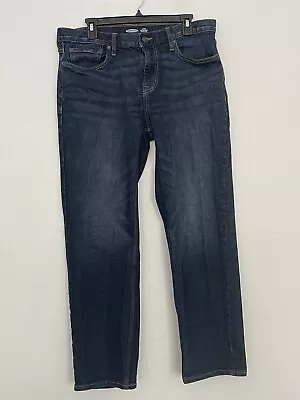 Old Navy Mens Jeans Loose Built-In Flex  Size 34x30 Dark Blue • $17.98