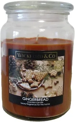 Wickford & Co Gingerbread 18oz Large Jar Candle Christmas • £9.95