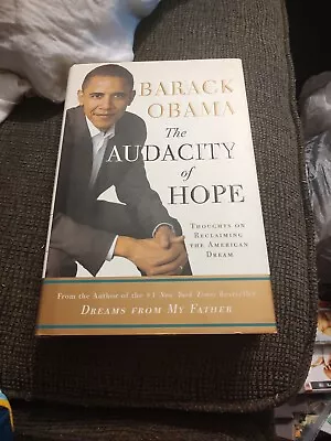 President Barack Obama Signed Autographed Audacity Of Hope HC Book 1st Edition  • $599.99