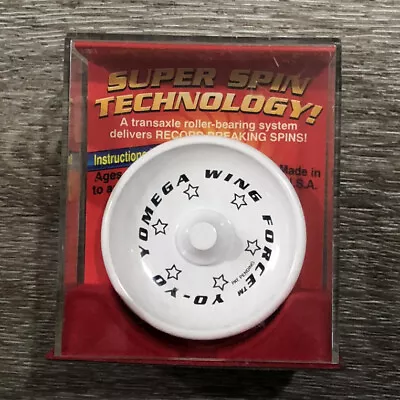 Vintage YOMEGA Wing Force WHITE Aluminum Metal YoYo Toy  Yo-Yo NEW NOS • $59.49