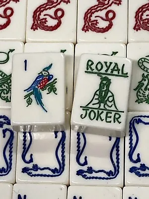 Two (2) VINTAGE MAH JONG TILES For Royal American Beauty Set Your Pick • $16