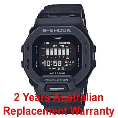 Casio G-shock G-squad Bluetooth Sport Training Watch Gbd-200-1 Black 2y Warranty • $229.99