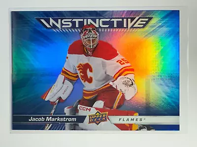 Jacob Markstrom 2023-24 Upper Deck Series 2 Instinctive Calgary Flames #22 (b) • $0.49