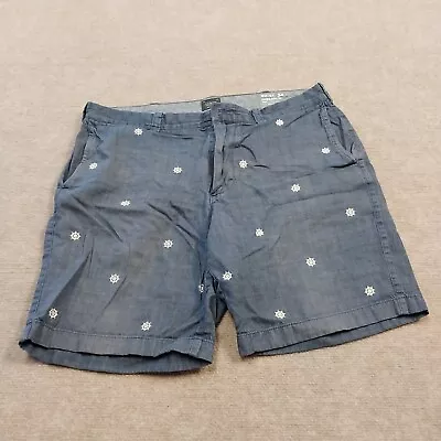 J. Crew New York Mens Size 34 Blue Chino Jean Shorts 34x9 • $11.88