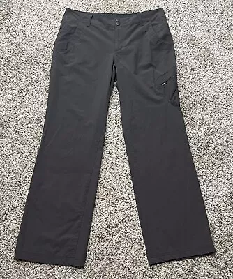 Eddie Bauer First Ascent Hiking Pants Womens 8 Gray Guide Pro Stretch Outdoor • $23.79