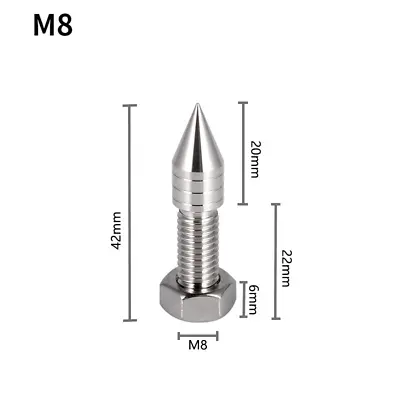 4x Stainless Steel Speaker Spikes Feet Audio Isolation Stand Foot Audiophile Kit • $34.41