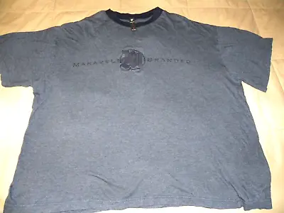 Mens Makaveli Branded Gray Ringer Tshirt Size L • $21.99