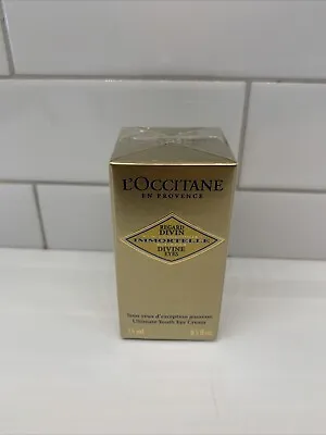 L'Occitane Immortelle Divine Eyes Ultimate Youth Eye Cream .5 Fl Oz New Sealed • $58.99