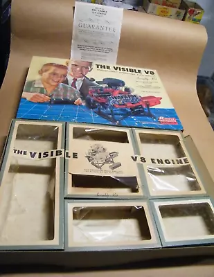 Vintage 1960's Renwal Blueprint Models #802 The Visible V8 Engine BOX ONLY • $12.95