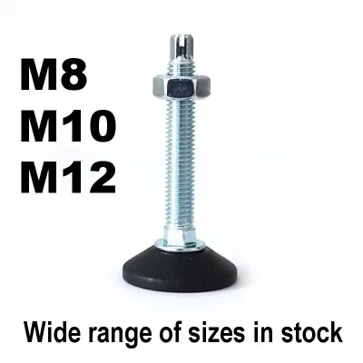 Adjustable Height Levelling Machine Furniture Feet M8 M10 M12 Load 150kg • £2.80