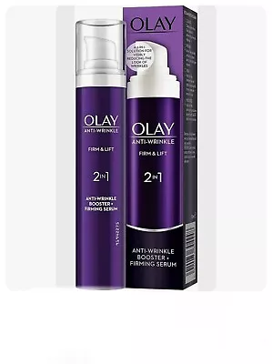 Olay Anti-Wrinkle Booster Firm And Lift 2 In1 Firming Serum - 50 Ml • £14.99