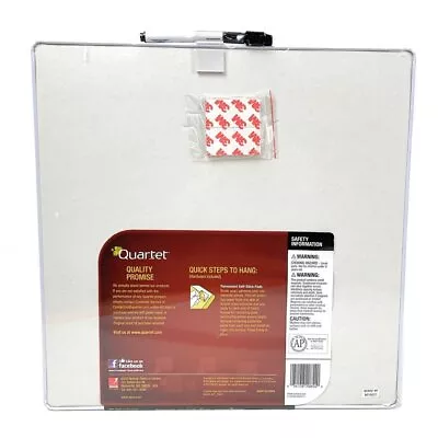 Quartet 85402-WT Magnetic Dry-Erase Board Assorted Frameless Tile 14  X 14  • $20.82