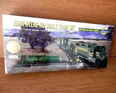 1999 Atheam John Deere HO Scale 1/87th Train Set Sealed Free S/H  • $249.99