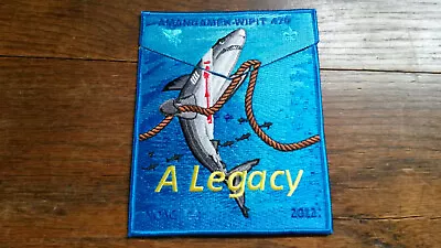 OA Lodge 470 AMANGAMEK WIPIT-2012 NOAC Vigil Sash 'A Legacy' Flap Set S139 + X41 • $19.95