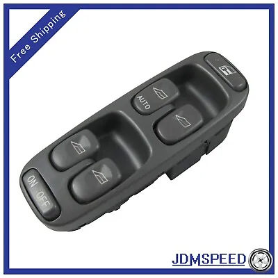 Front LH Driver Side Master Power Window Switch NEW For 1998-2000 Volvo S70 V70 • $24.86