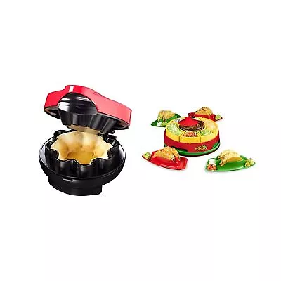 Nostalgia Taco Tuesday Baked Tortilla Bowl Maker Uses 8 Or 10 Inch Shells Pe... • $71.99