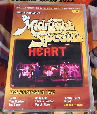 Burt Sugarman's Midnight Special - Live On Stage 1977 DVD 2006 HEART NEW SEALED • $9.95
