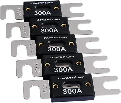 5 Pack Of 300 Amp ANL Fuse Nickel Plated Blade Free Fast Shipping New AU • $10.95