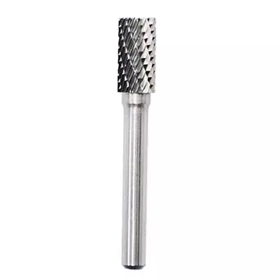 SB-3 Tungsten Carbide Burr Rotary File Cylinder Shape Double Cut With 1/4Shank • $15.37