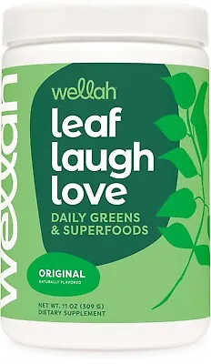 Wellah Leaf Laugh Love Daily Greens & Superfoods Powder (Unflavored) 30 Serv. • $30