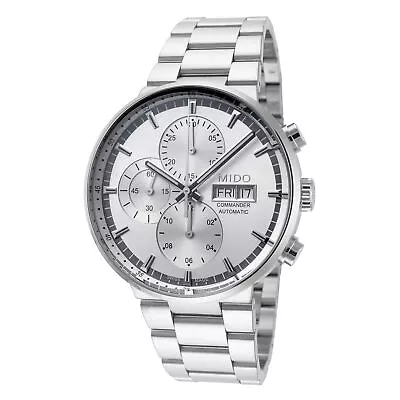 Mido Men's M0144141103100 Commander II 42.5mm Automatic Chronograph Watch • $829.99