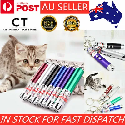 Dog Cat Toys Laser Pointer Pet Laser Toy Pen Catch The LED Light Interactive Oz • $3.42